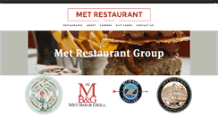 Desktop Screenshot of metrestaurantgroup.com